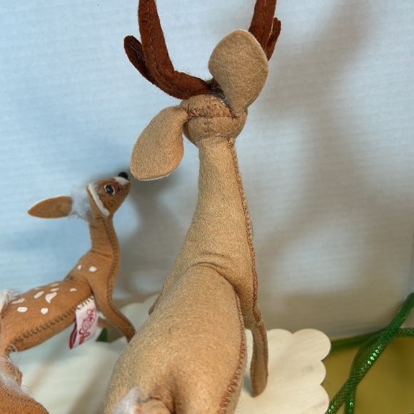 Annalee deer family.  Stage, doe, fawn - Picture 6 of 10